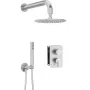 DEANTE Concealed Shower Set with Mixer Box - Overhead Shower, Chrome, Arnika Series