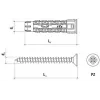 WKRĘT-MET Universal Wall Plug 10x60/70, Countersunk Screw, Cardboard Box (SFXP-10060070 x 50 pcs.)