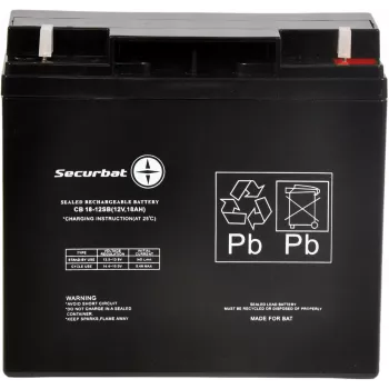 POWERBAT SECURBAT 18-12 AGM Battery 12V 18Ah
