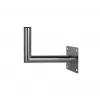 CORAB USL-48/300AL Corner Wall Mount Bracket for Satellite Dish, Aluminum, 48mm Pipe, 300mm Arm