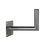 CORAB USL-48/300AL Corner Wall Mount Bracket for Satellite Dish, Aluminum, 48mm Pipe, 300mm Arm