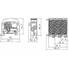 SIMET SCB 25 Branch Distribution Block Al/Cu 80-110 SIMBLOCK, Green 81501005