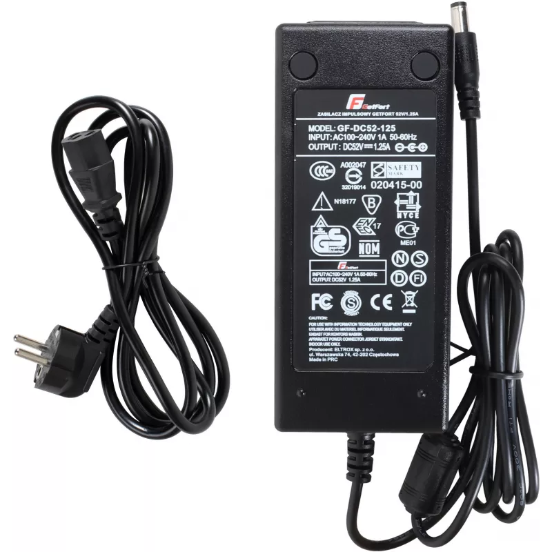 GETFORT 52V 1.25A 65W Switching Power Supply