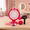 LEAN TOYS Hair Styling Set Hairdryer Mirror Lights Sounds Accessories