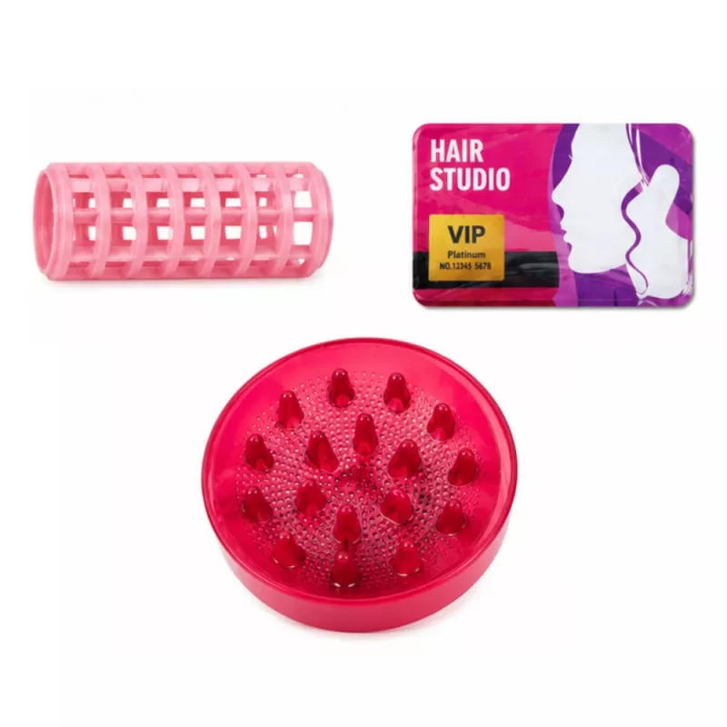 LEAN TOYS Hair Styling Set Hairdryer Mirror Lights Sounds Accessories