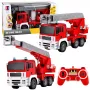 LEAN TOYS Fire Truck with 660° Rotating Boom, Remote Controlled RC 1:20