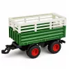 LEAN TOYS Remote Controlled RC Farm Tractor with Trailer and Cow Figure 1:24