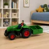 LEAN TOYS Remote Controlled RC Agricultural Tractor with Box Trailer Farmer 1:24