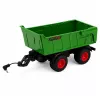 LEAN TOYS Remote Controlled RC Agricultural Tractor with Tipper Trailer and Lights 1:24
