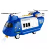 LEAN TOYS Foldable Police Transport Plane with Vehicles Lights Sounds