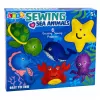 LEAN TOYS Creative Kit Stuffed Animals for Sewing Felt DIY Sea Animals 6 pcs.