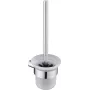 DEANTE Wall-Hung Toilet Brush Set Stainless Steel Matt Silver/Black Osimo