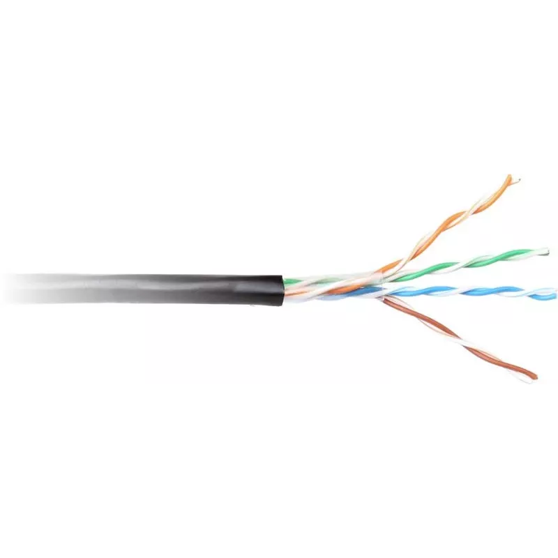 GETFORT Cat.5e U/UTP Outdoor Network Cable 500m Black UV-Resistant
