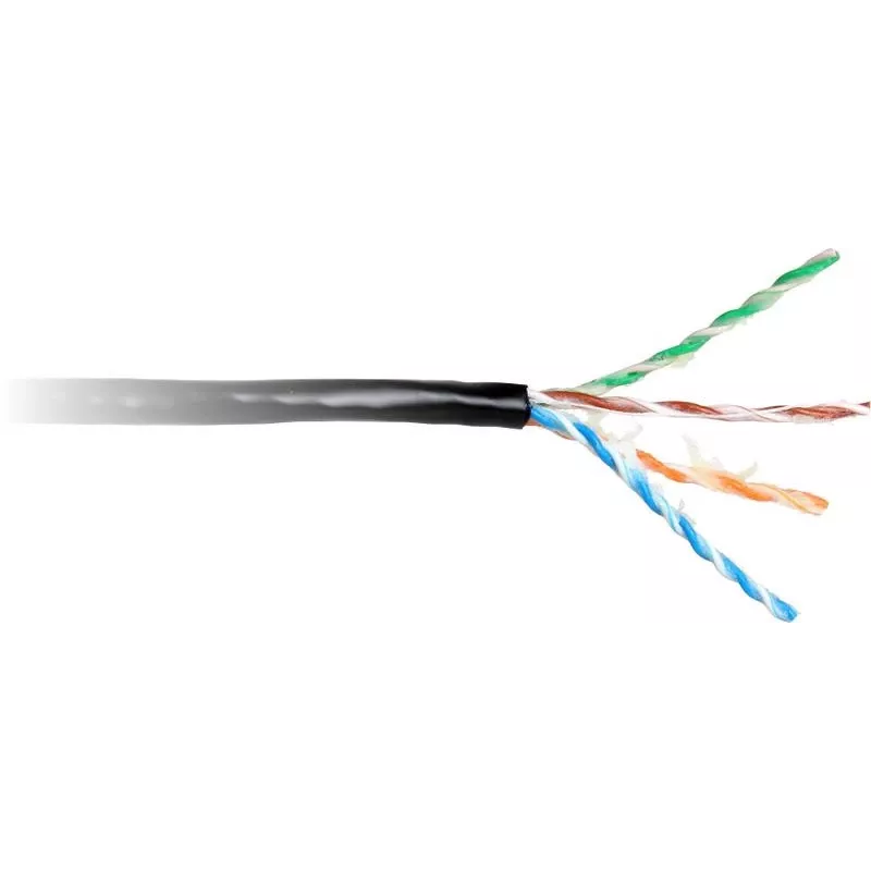GETFORT CAT.6 U/UTP Outdoor Gel-Filled Ethernet Cable 500m Black