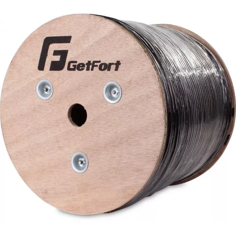 GETFORT Cat.6 F/UTP UV Gel-Filled Outdoor Cable 500m Black