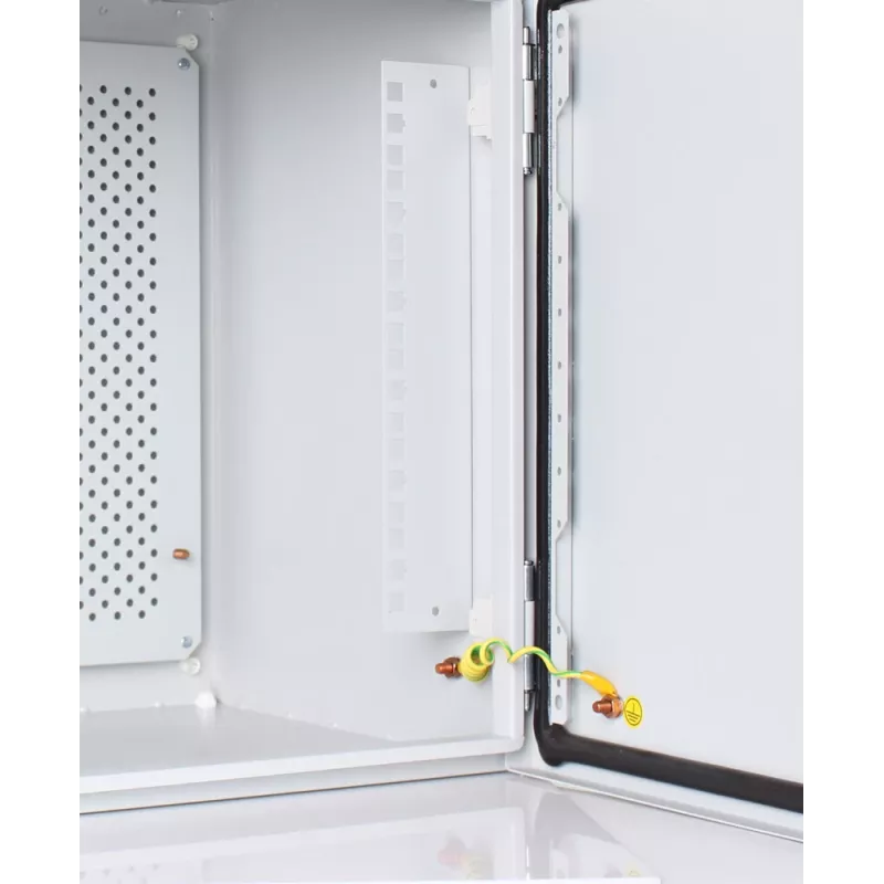 Getfort HGF12-54E-WSG Hermetic 19 inch 12U Wall Mount Rack Cabinet IP54 550x410mm Light Grey