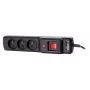 Getfort Surge Protector Power Strip 5 Outlets 5m Black