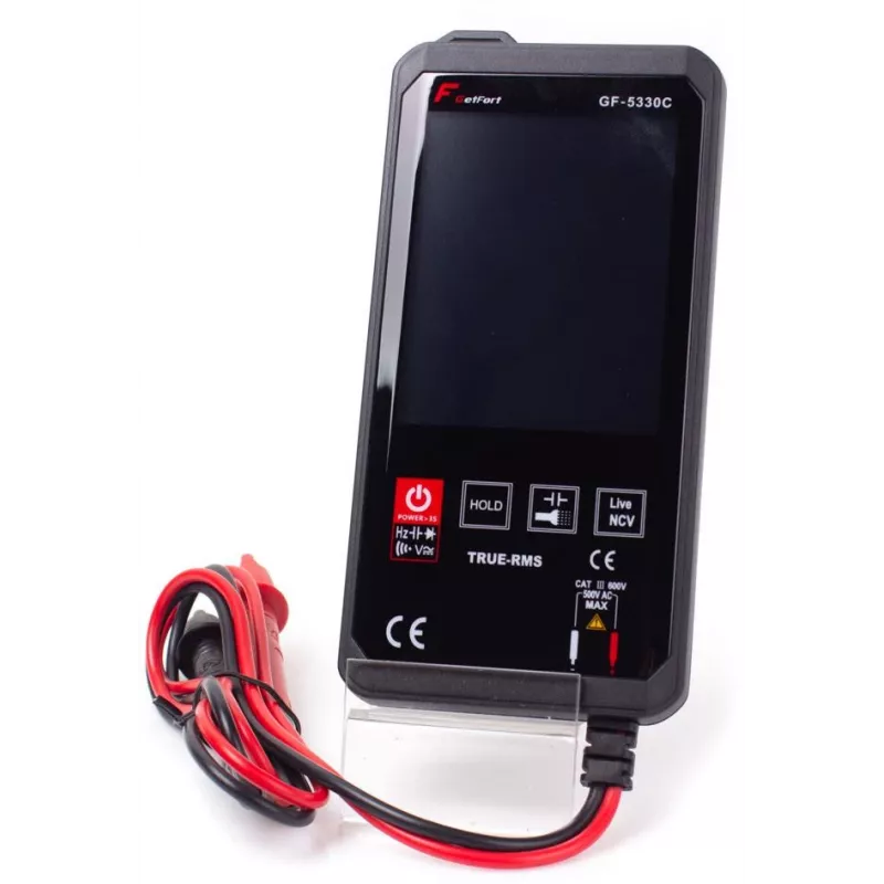GETFORT GF-5330C Digital Multimeter, 1999 Counts, True RMS, CAT III 600V
