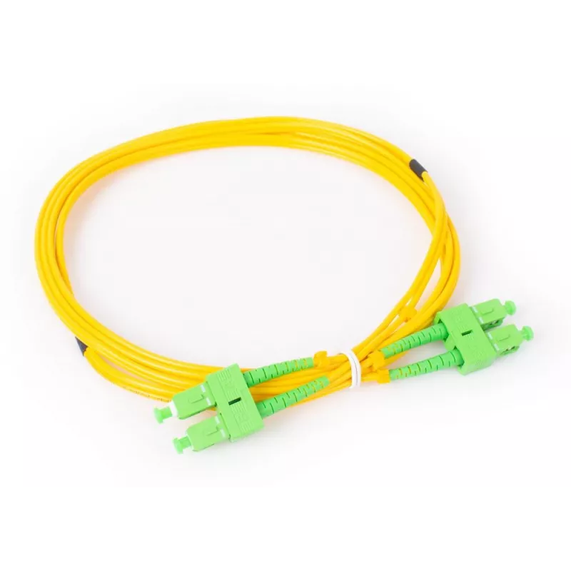 GETFORT GF-SASAD2 SC/APC to SC/APC Duplex Single-Mode Fiber Optic Patch Cable 2m