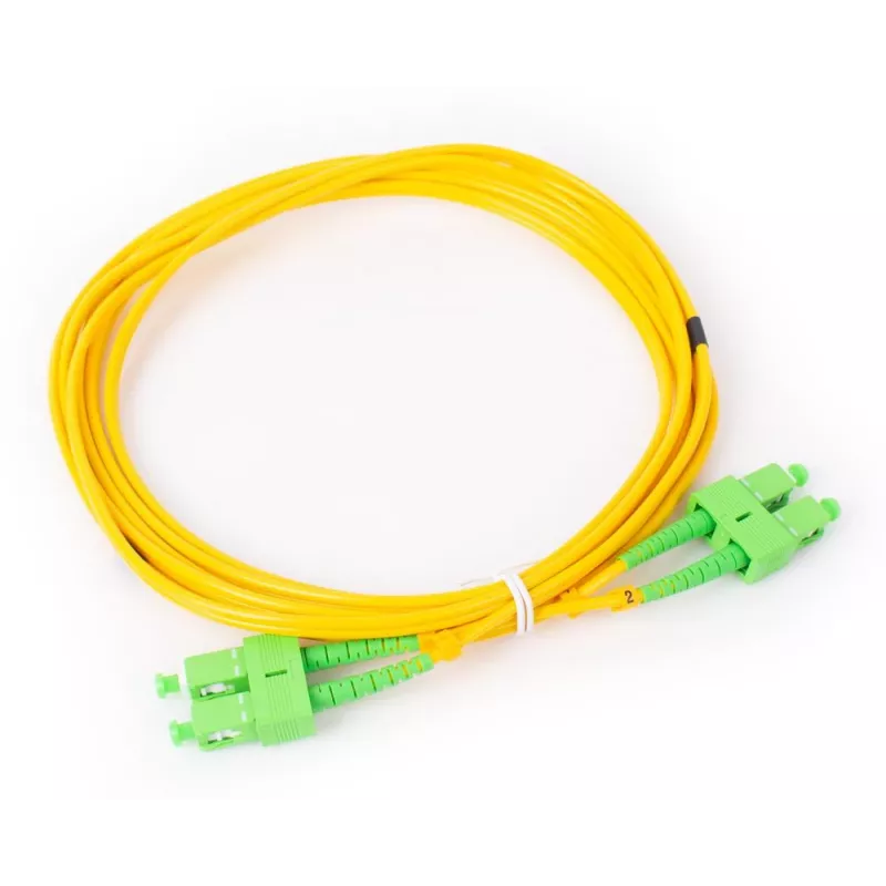 GETFORT GF-SASAD3 Single-Mode SC/APC to SC/APC Duplex Fiber Optic Patch Cable 3m