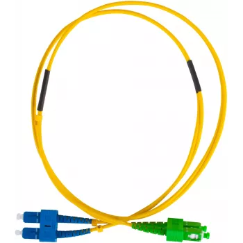 GETFORT Fiber Optic Patch Cord Single-Mode SC/UPC to SC/APC Duplex 5m LSZH