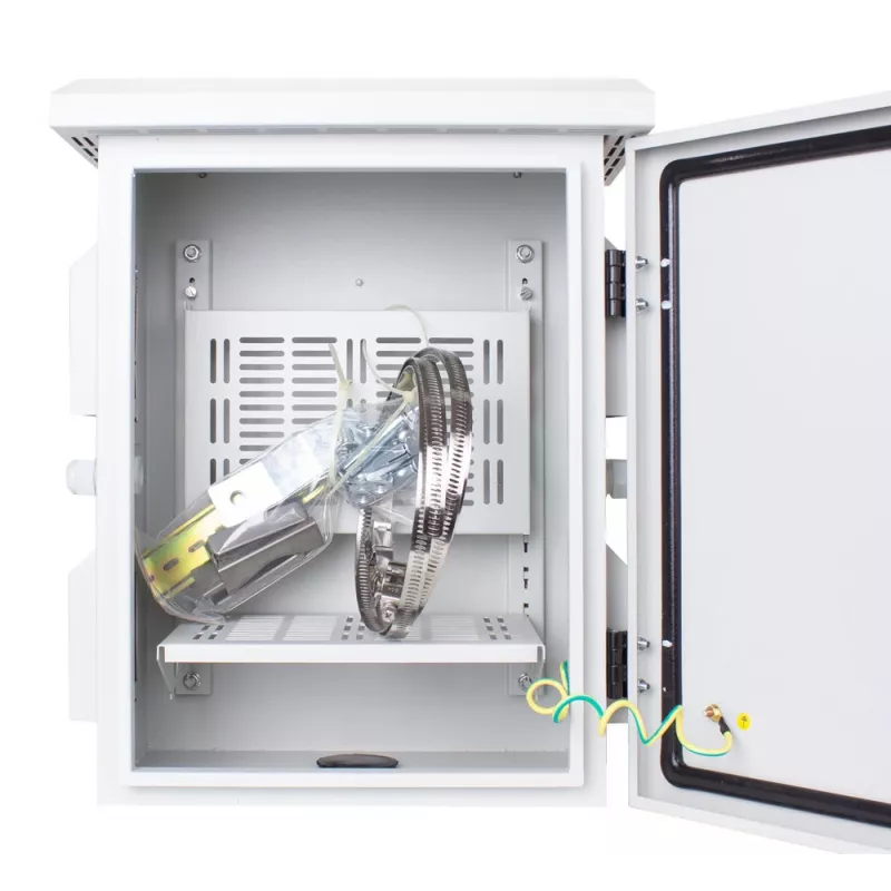 Getfort Hermetic Pole-Mounted Enclosure 300x200x400 mm IP65 ABS Light Grey