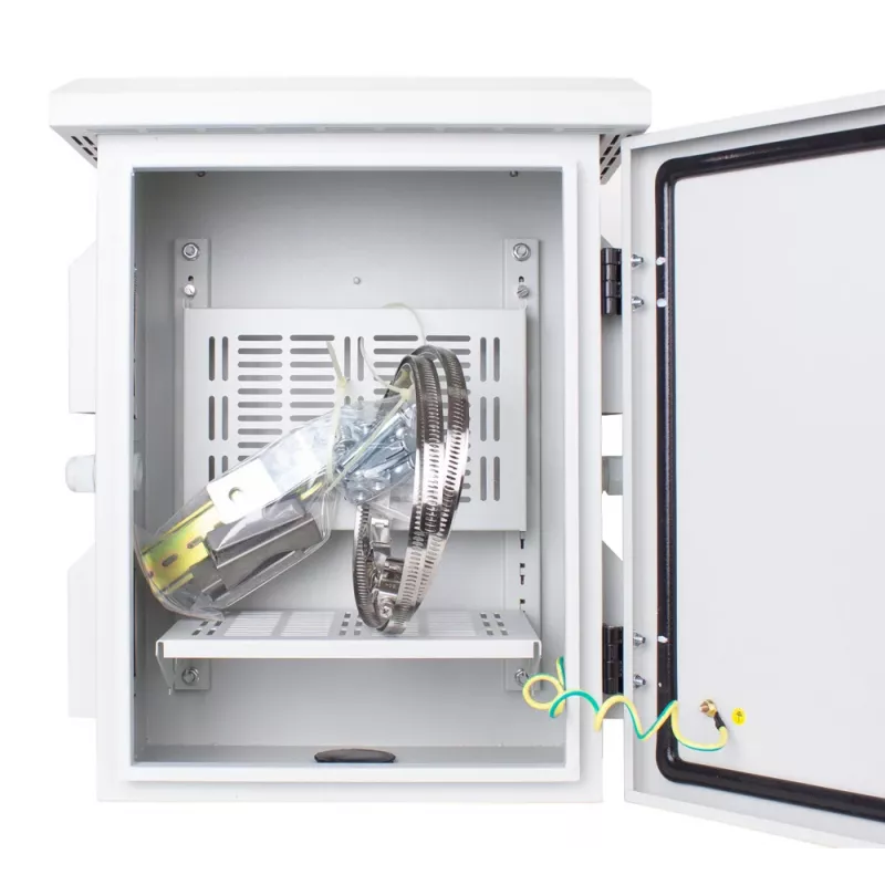 Getfort Hermetic Pole-Mounted Enclosure 300x200x400 mm IP65 ABS Light Grey