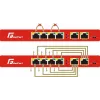 GETFORT GF-106-4PG-65 6-Port Gigabit PoE Switch (4 PoE+ Ports, 65W, Unmanaged, Desktop, Metal)