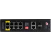 GETFORT GF-110-8PG-2G-2S Industrial PoE+ Switch, 8x PoE+ Gigabit + 2x Gigabit + 2x SFP, -40°C to 80°C