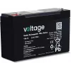 VOLTAGE AGM Battery 6V 12Ah VE6-12 (6-9 Years Life)