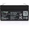 AGM Battery Voltage 6V 1.2Ah VE6-1.2 (Design Life 6-9 Years)