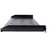 Getfort Universal 19-inch 1U 170mm Rack Shelf Black