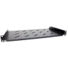 Getfort Universal 19-inch 1U 170mm Rack Shelf Black