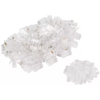 GETFORT RJ45 Cat.6 8P8C UTP Modular Plug with Integrated Wire Guide (100-Pack)