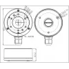 MITON MT-P1280-B Electrical Enclosure, Grey, ABS, IP65, 120x80x70mm