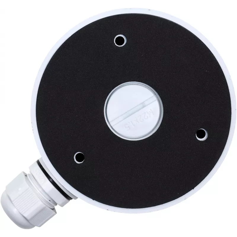 MITON MT-P1280 Surface-Mounted Junction Box, IP54, Grey (RAL 7035), 128x80x50 mm