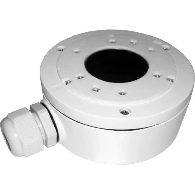 MITON MT-P1280 Surface-Mounted Junction Box, IP54, Grey (RAL 7035), 128x80x50 mm