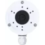 MITON MT-P1280 Surface-Mounted Junction Box, IP54, Grey (RAL 7035), 128x80x50 mm