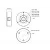 MITON MT-P130-B Surface-Mounted Junction Box IP65 Grey ABS Plastic