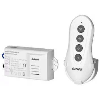 ORNO OR-GB-447 Wireless Lighting Controller 1-Channel RF Remote Control Set 433.92 MHz 1000W