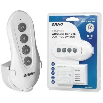 ORNO OR-GB-447 Wireless Lighting Controller 1-Channel RF Remote Control Set 433.92 MHz 1000W
