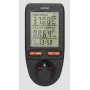 ORNO OR-WAT-435/B Energy Meter and Power Consumption Calculator, 230V, 16A, LCD Display, Black