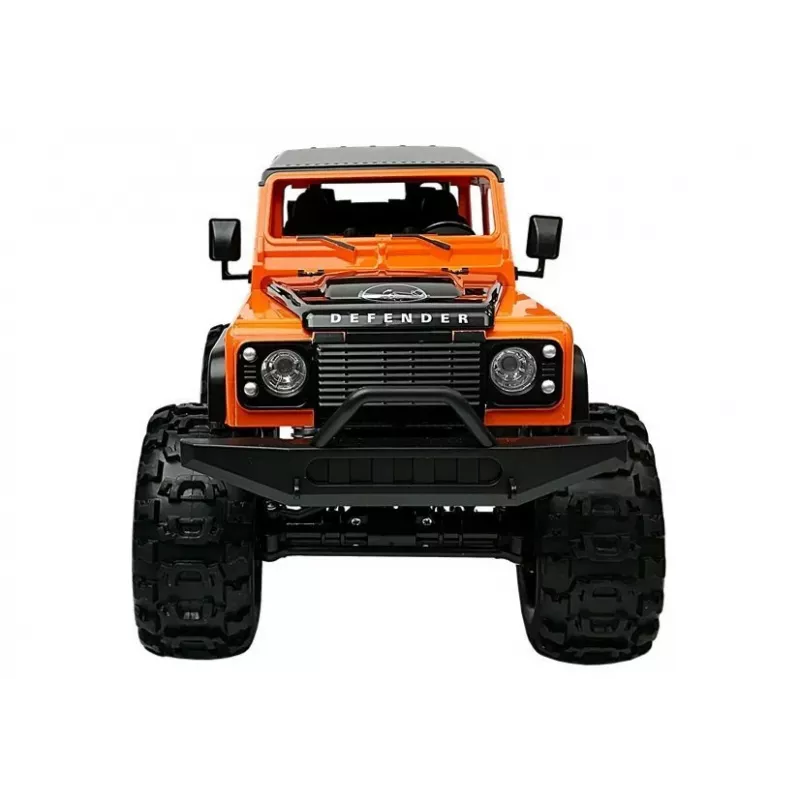 Double E Remote Controlled Car Land Rover Defender R/C Orange 1:14