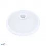 BEMKO TAZAN Ceiling Light with PIR Sensor 2x40W E27 IP20 Glass+Steel+Plastic White