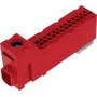 PAWBOL LZB E.4136CZ Screwless Terminal Strip 12-Pole Red 450V 24A