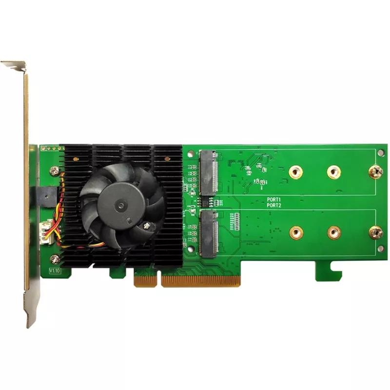 HIGHPOINT 3rd-Gen NVMe SSD7202 1TB M.2 NVMe PCIe Gen3 x4 Internal SSD