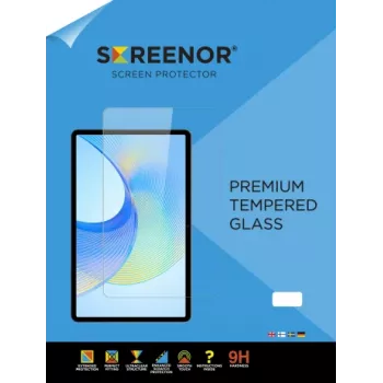 SCREENOR Tempered Glass Screen Protector for Apple iPad Pro 10.5-inch (2017) - 9H Hardness, Oleophobic Coating, 2.5D Rounded Edges, Ultra-Clear HD