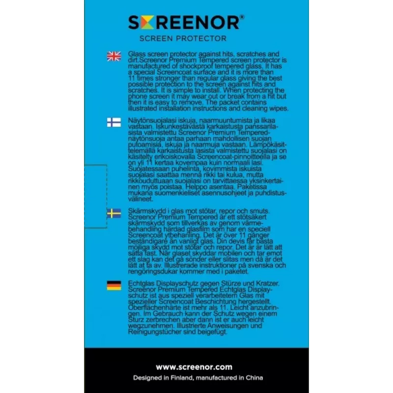 SCREENOR Tempered Glass Screen Protector for Samsung Galaxy XCover 5