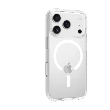 SCREENOR Bumper Case for Apple iPhone 17 Pro, MagSafe Compatible, Transparent