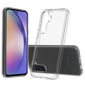 SCREENOR Bumper Case for Samsung Galaxy A55 5G, Transparent